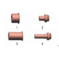 CEBORA P70 Plasma Cutting Electrode and Nozzle